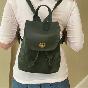 Vintage all leather coach backpack